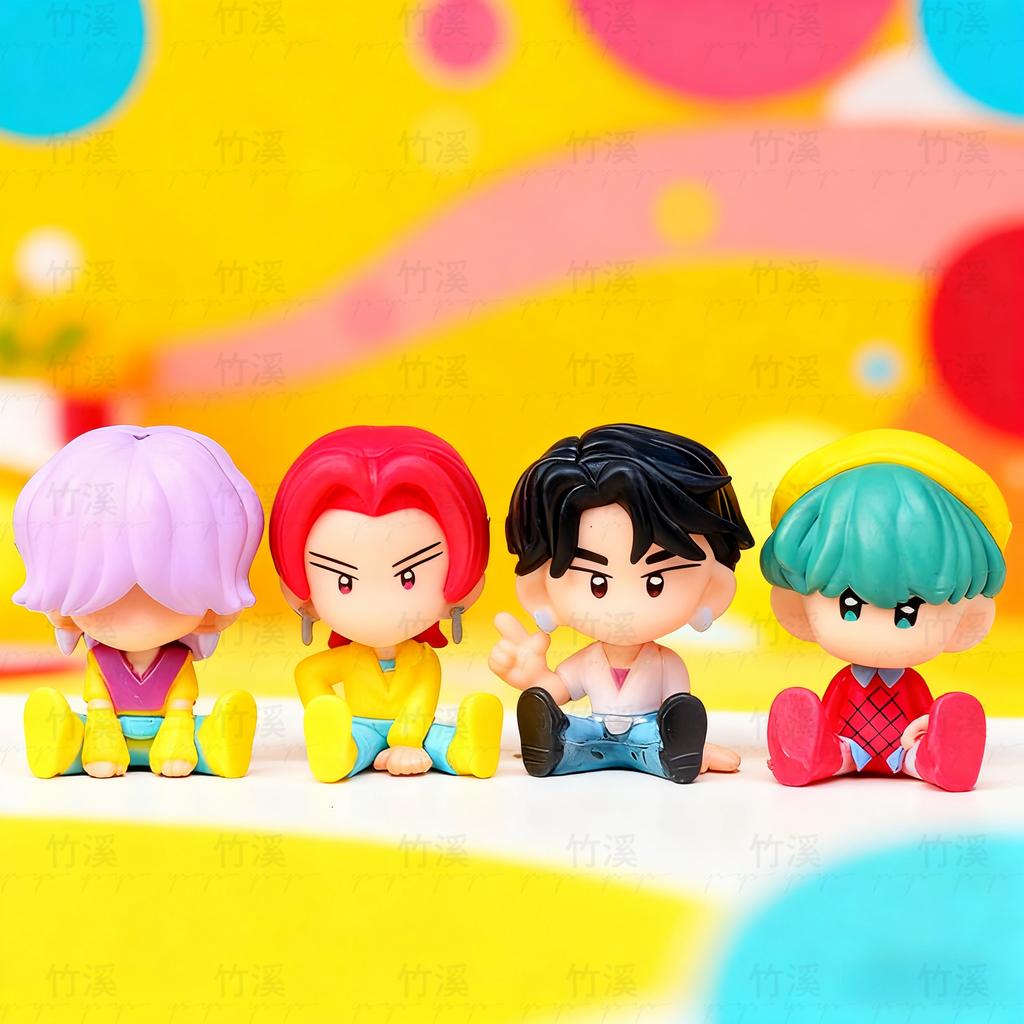 10pcs/set  ActionFigureToy Set, Huntrix Rumi Mira Zoi Saja Boys Derpy Tiger Model Doll for Desk Decoration Gifts