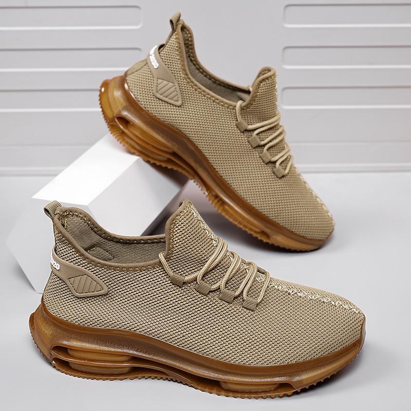 

2025 new large size fly-woven mesh little white shoes sports shoes summer large size men s sports and leisure shoes 47