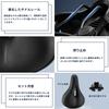 ROCKBROS Bicycle Memory Foam Extra Shock Soft Saddle for Road Mountain Cross and Bikes Saddle, Cushion, Comfortable, Thick, Absorbing, Perforated,
