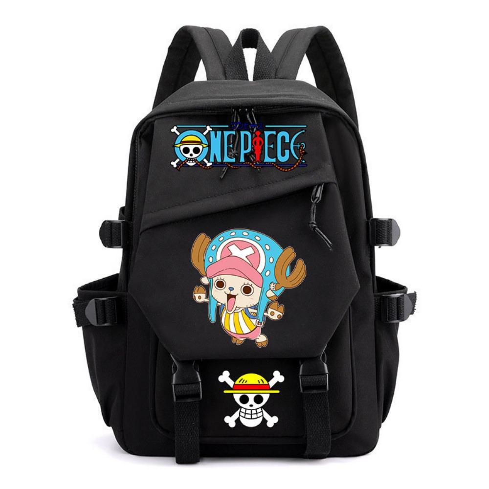 Anime ONE PIECE Schoolbag Children's Backpack Primary School Bag Male and Female Junior High School Students College Students Campus Backpack