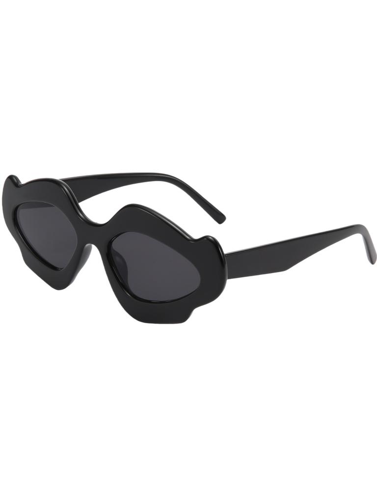 Fashion sunglasses mouth shape funny personality fashion sunglasses travel driving glasses.