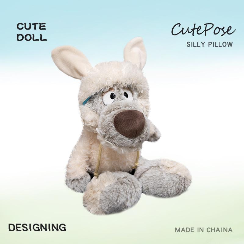 

A Stuffed Wolf In Clothing High Quality Plush Toy Wolf Plushies Dolls Perfect Gifts For Kids Birthday Halloween Decor Christmas 50cm