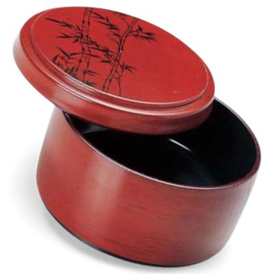 Japanischer Sushi-Teller, hergestellt in Japan (J-kitchens) (15x15x9.5cm) PNO.349133