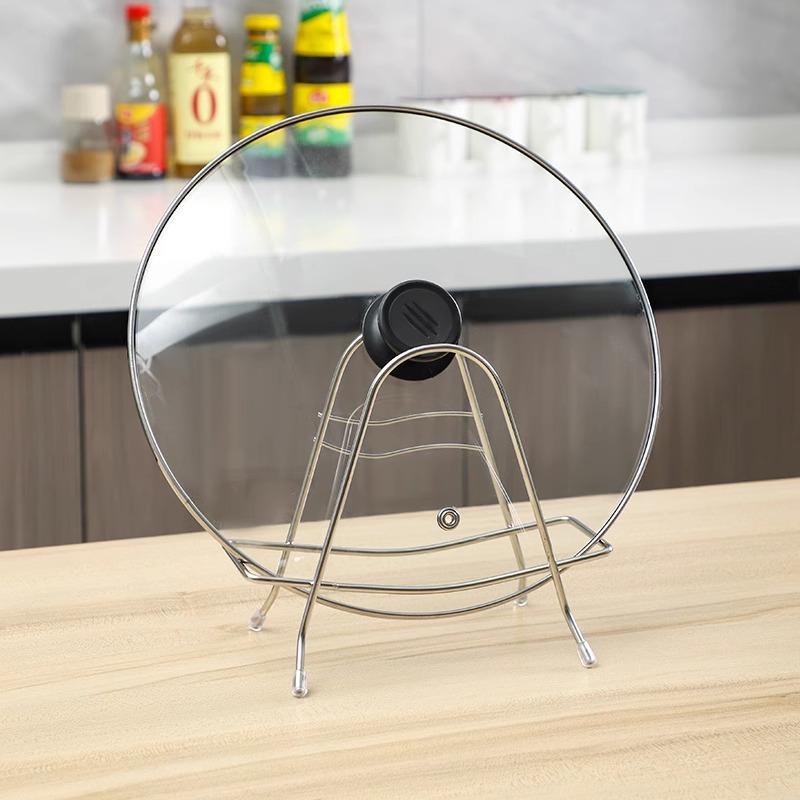 Stainless Steel Kitchen Countertop Cutting Board Storage Rack
