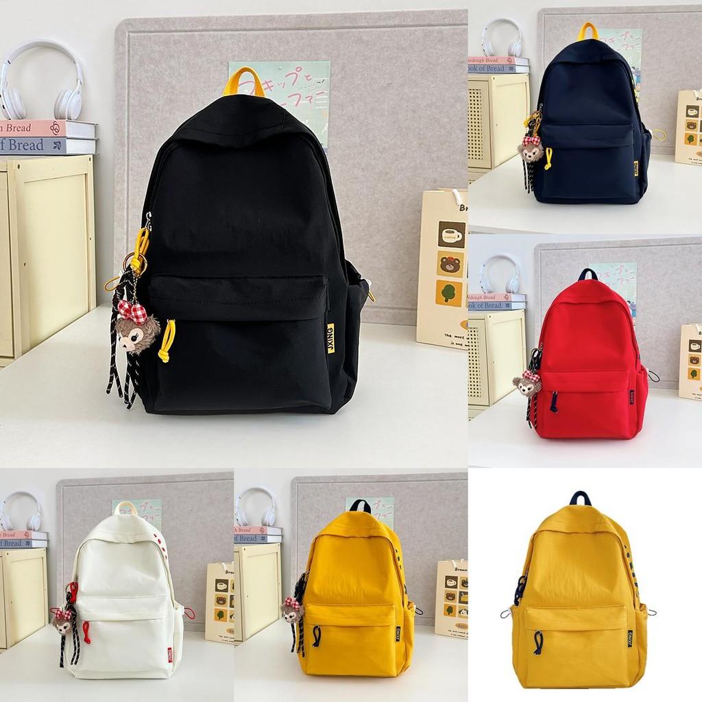 Nylon Letter Backpack For College Students With Large Capacity For Daily Use