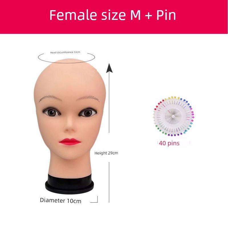 

Манекен головы Brother Biao с кронштейном, костюм для демонстрации, отделка, парик, Nekopara, инструменты для укладки, голова-модель, Cos, голова манекена Puckle female + pin