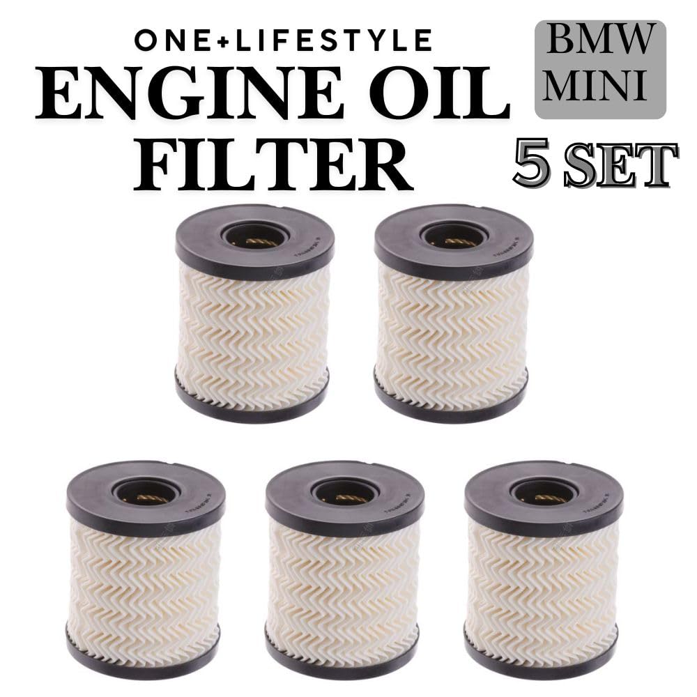 One+lifestyle Filter for BMW MINI R55 R56 R57 R58 R59 R60 R61 Genuine Replacement Element 5pcs