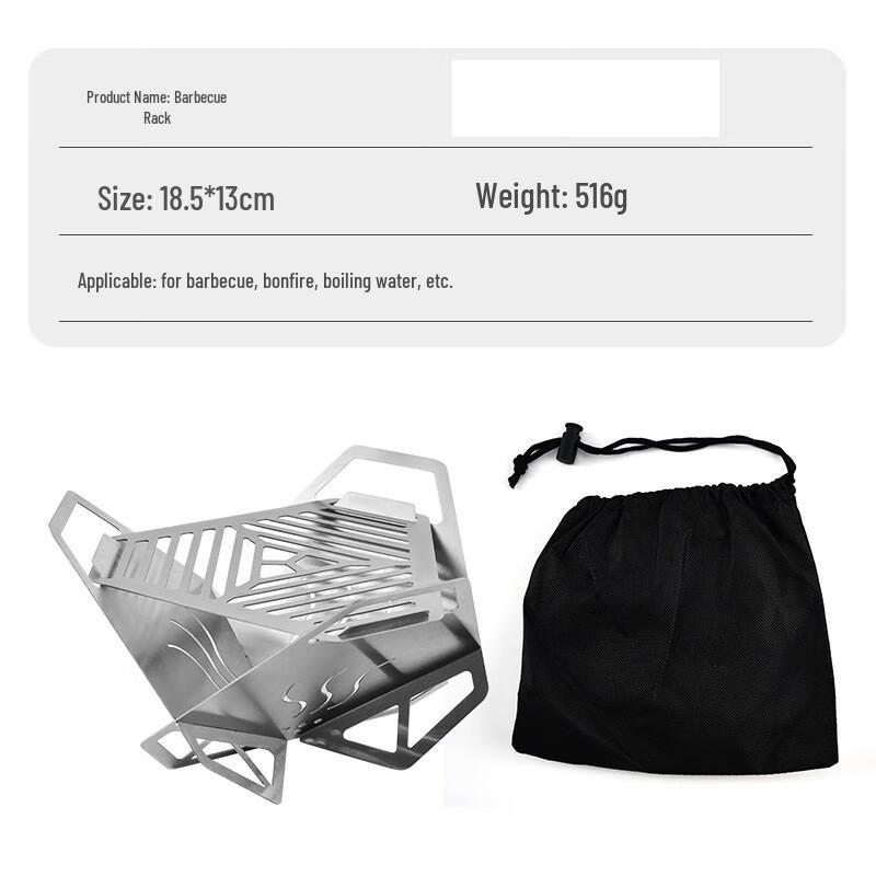 

Zisiz Outdoor Triangle Lotus BBQ Grill