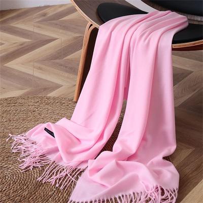 180*70Cm Solid Color Soft Women Scarf Cashmere Lady Shawl Wrap Autumn Winter Pashmina Unisex Female Hijab Headband Free