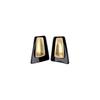 European and American Silver Needle Geometric Resin Square Stud Earrings Simple Ins Style Earrings Light Luxury High-end Earrings