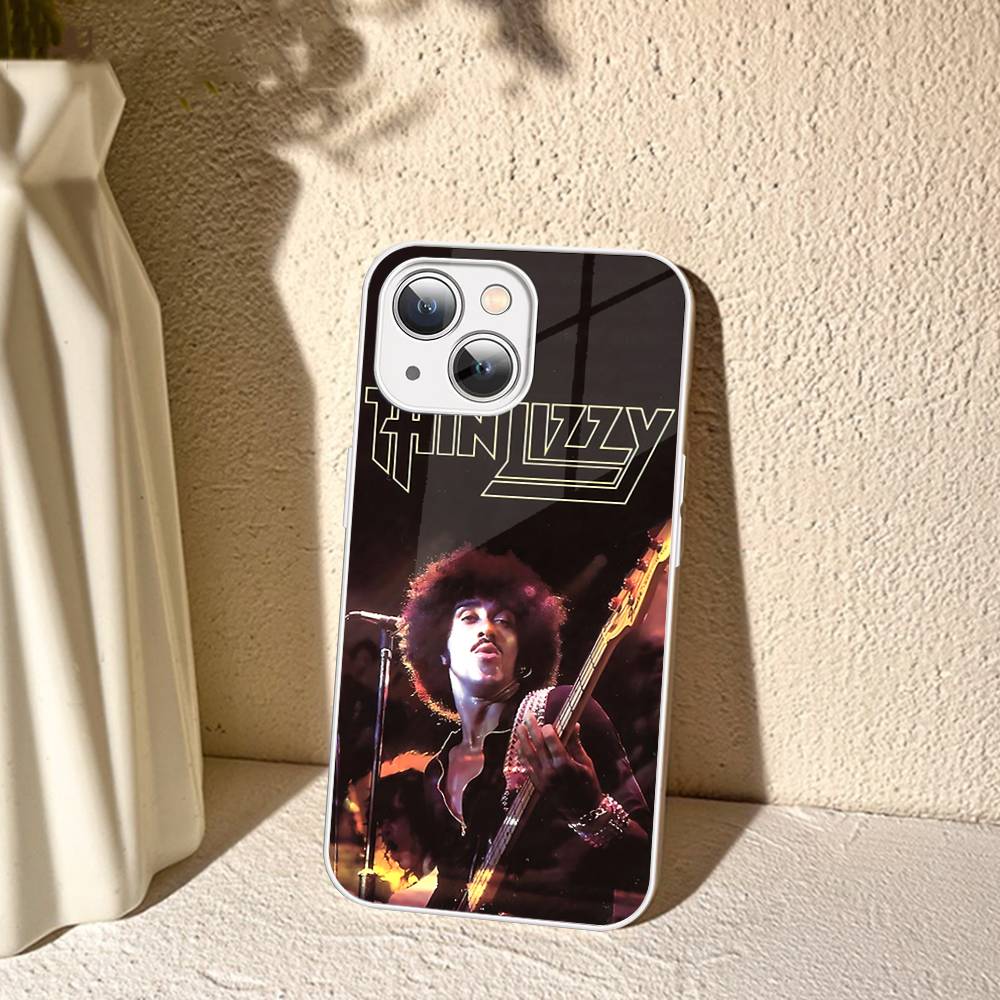 

Rock Band T-Thin LizzyS For IPhone 14 13 12 Mini 11 Pro XS Max X XR 14 Plus Tempered Glass Cover iphone 12 mini