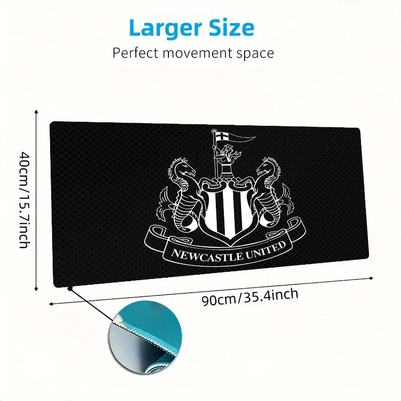 Newcastle United FC Print  Cushion Non-slip Laptop Tablet Big Mousepad XXL Mat Mini PC Playmat With Lock Edge