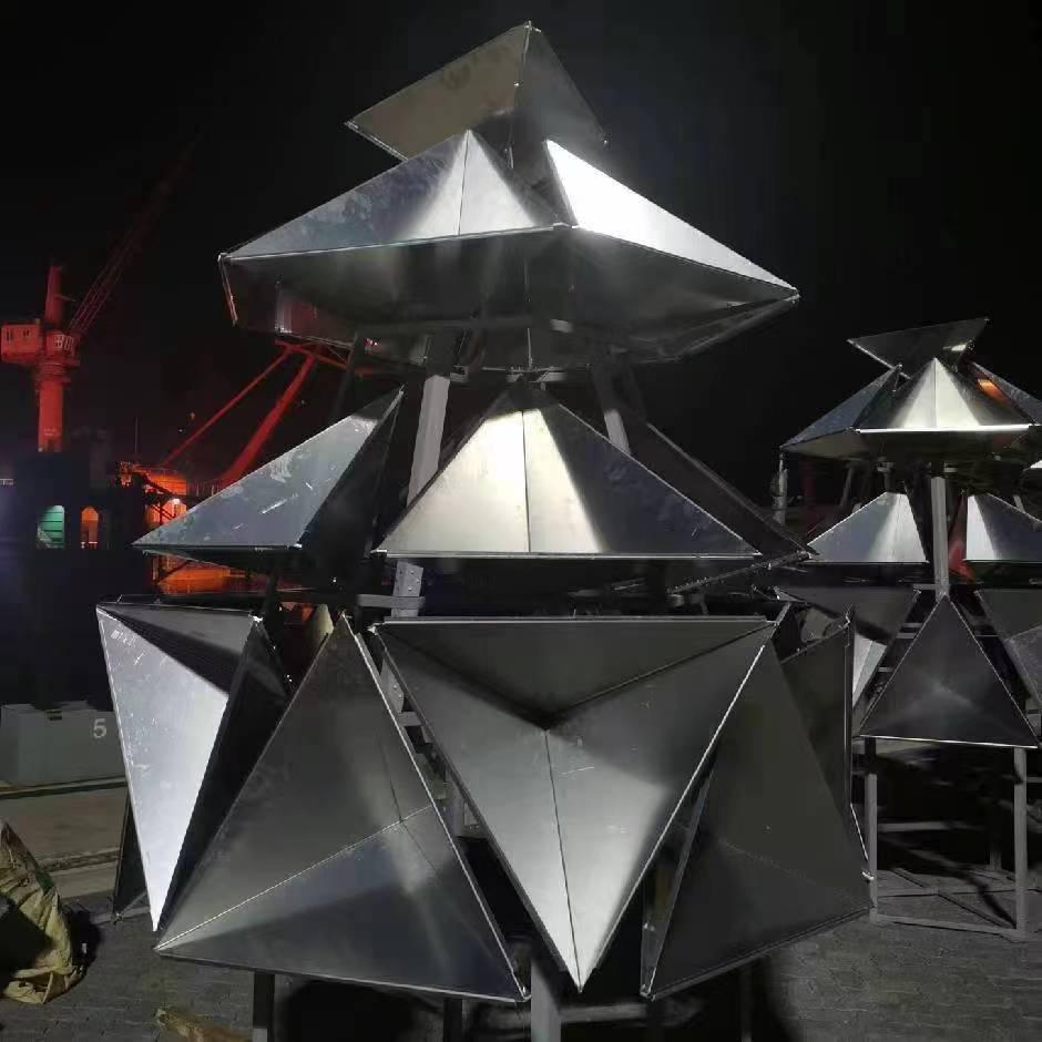 Aluminum Marine Radar Reflector for Lifeboat/Raft - 12 & 18 Corner Reflector