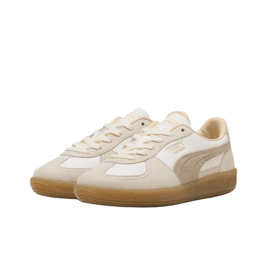 Puma Palermo Elevated Warm White Chocolate Chip Women Sneakers 403754-01