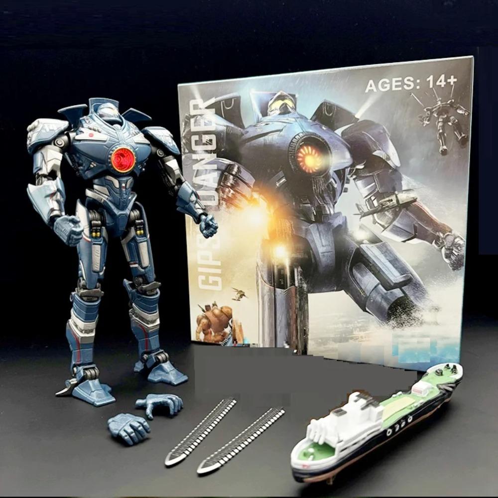 Neca Pacific Rim Mech Modell Cherno Alpha Mobil Leuchtendes Dekorationsobjekt Sammlung Handgemachtes Jungen Spielzeug Roboter Geburtstagsgeschenke