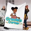 Gracie's Corner Theme Printed Blanket - Perfect for Couch, Bed, Travel & Outdoor Use | Machine Washable, Cozy & Durable.