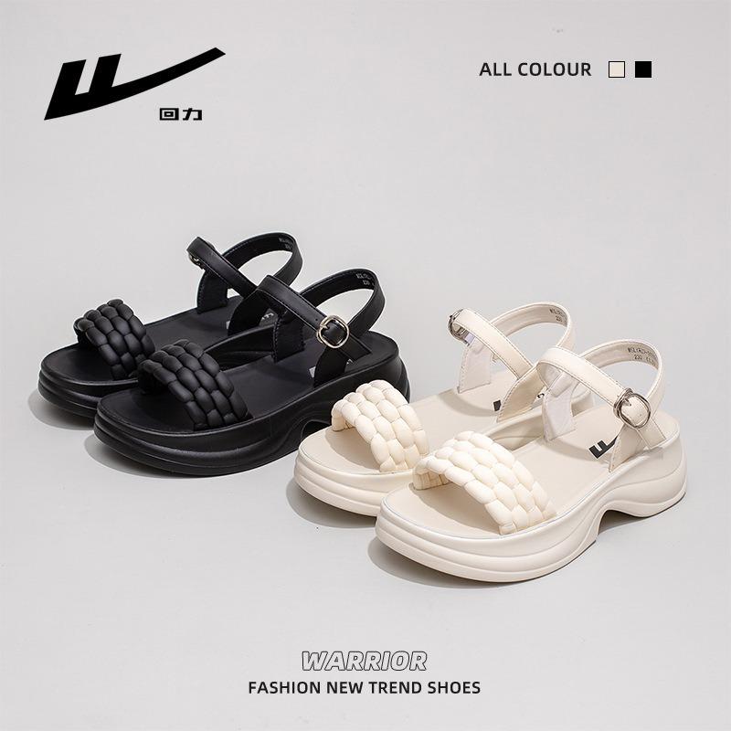 Outside Wear One Word with Temperament Sandals Thick Sole with Skirt Women's Shoes Sandals