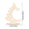 1PC New Wood Slices Christmas Tree Crafts with Creative Wooden Xmas Tree Star Christmas Ornaments Home Party Decorations