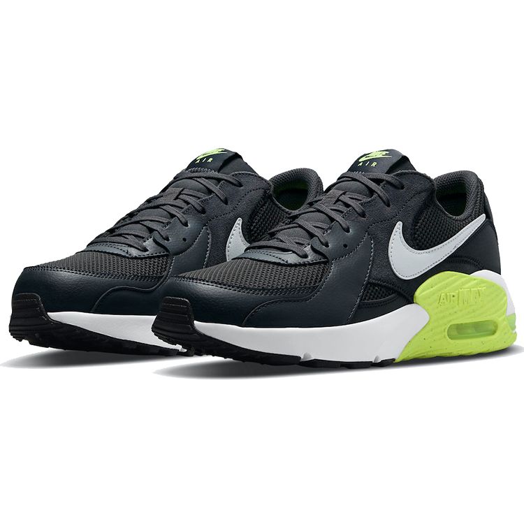 Nike Air Max Excee Dark Smoke Grey Volt Men Sneakers Black Wolf-Grey CD4165-016