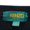 KENZO GOLF 90s Made in Japan Old golf Long sleeve sweat trainer 4 black Men's Used
