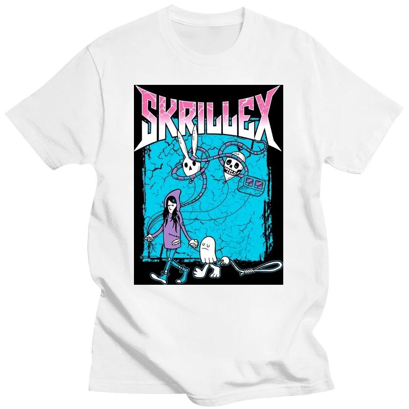 

Graphic Short Sleeve T Shirt Outfits Skrillex Gost Art T-Shirt Unisex s and WOMEN s All Sizes Oversized Unisexga vintage anime clothes S