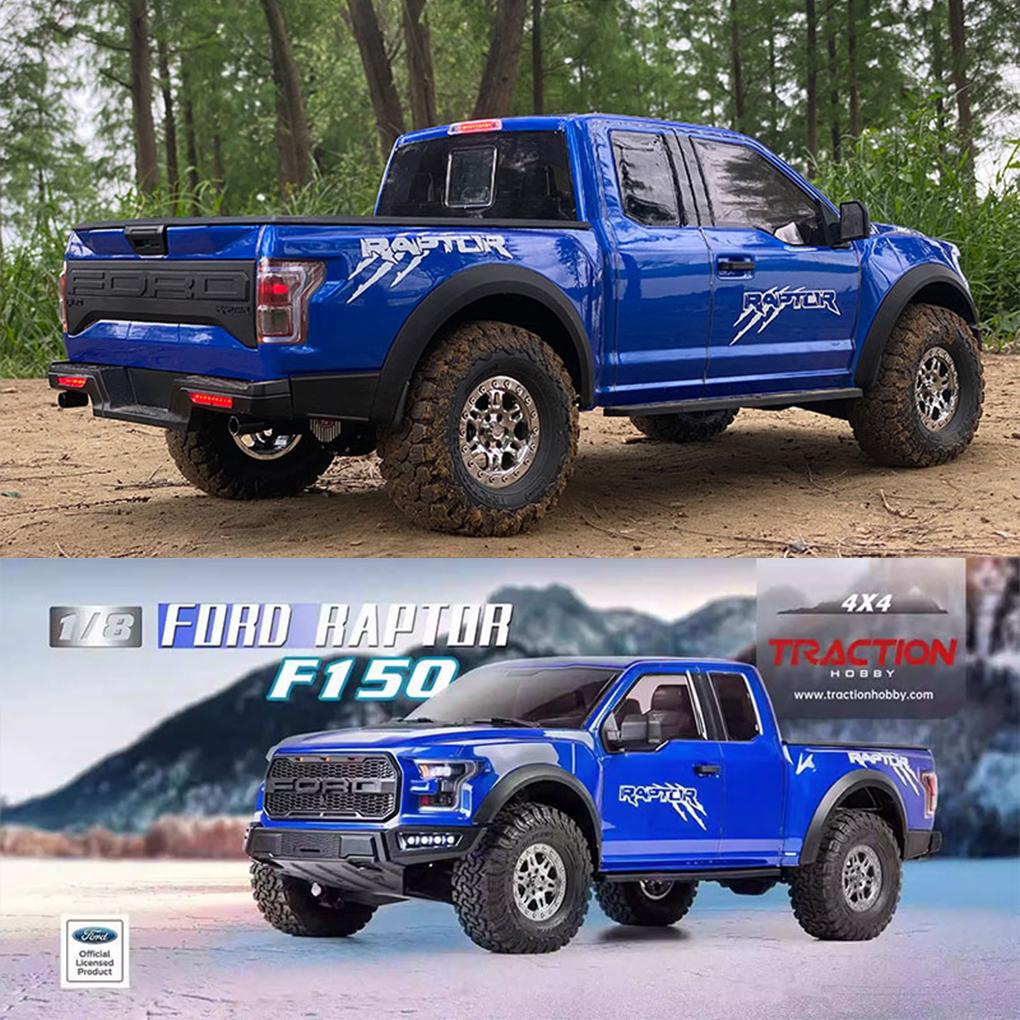 1/8 KM F150 RTR RC Car Simulation Electric Remote Control Model TRACTION HOBBY KM F150 2.4GHz Crawler Model Car
