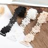 3Pair Lace Flower Embellished Bra Strap, Adjustable Non-slip, Suitable for Women's Underwear and Bra Accessories