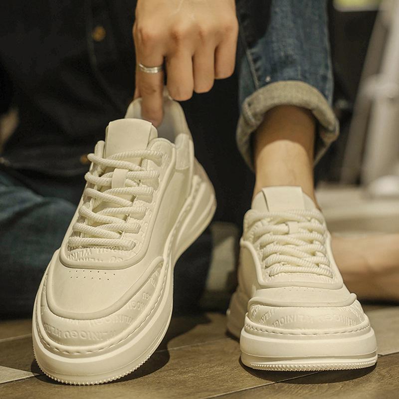 Board shoes men's 2025 summer new sports mesh breathable soft sole comfortable solid color versatile Douyin explosive casual shoes