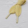 Kurojin 2cm Flat Polyester Cotton Shoelaces for Casual, Sports, and Skate Shoes