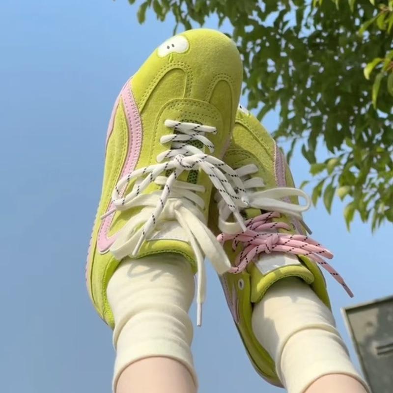 

Издание Красный Женские Весенние Новые Универсальные Кроссовки Кэжуал на Шнуровке с Круглым Носком 40