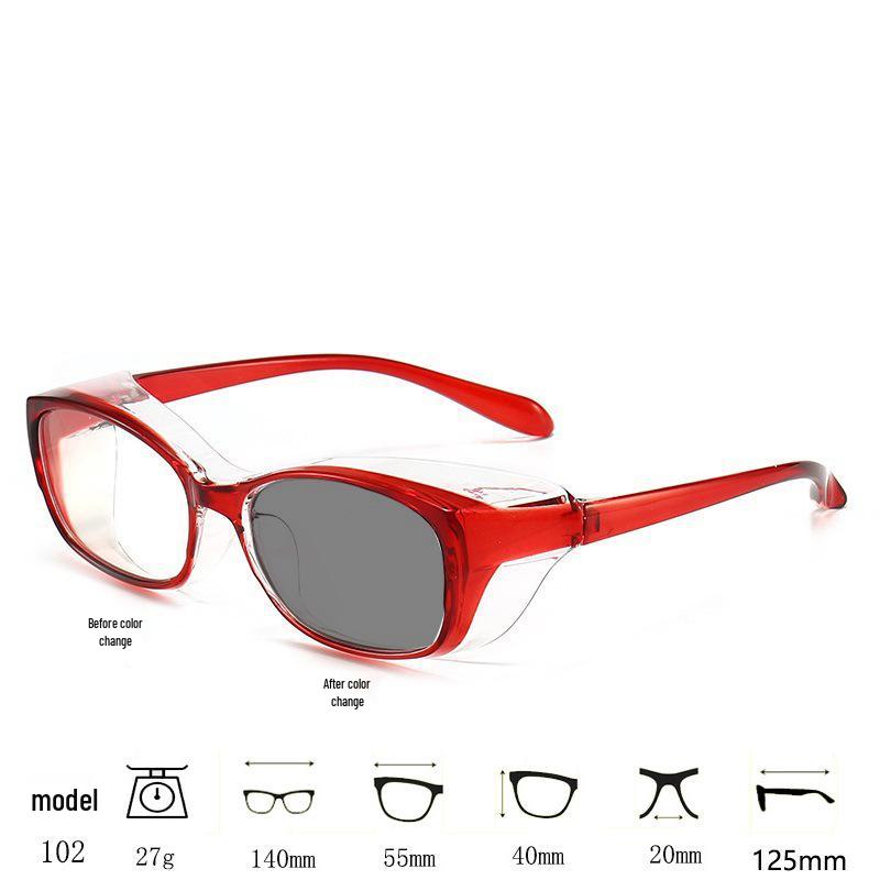 New Anti-Pollen Silicone Ring Polarized Photochromic UV Protection Anti-Fog Sunglasses