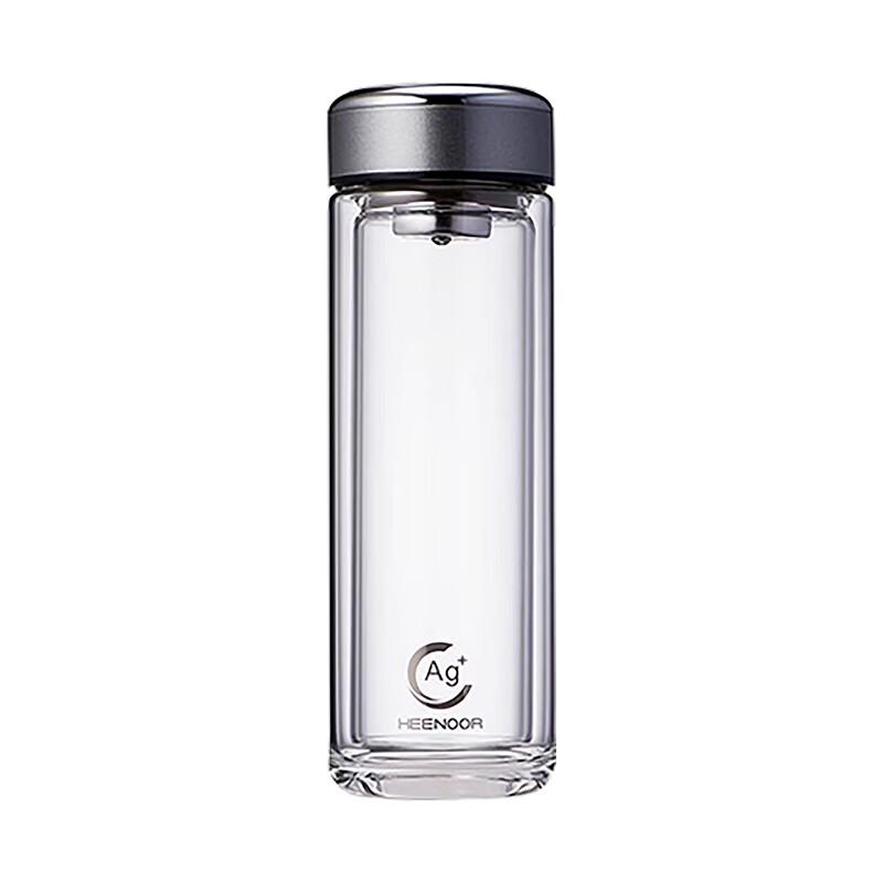HEENOOR Double-Layer Antibacterial Glass Cup