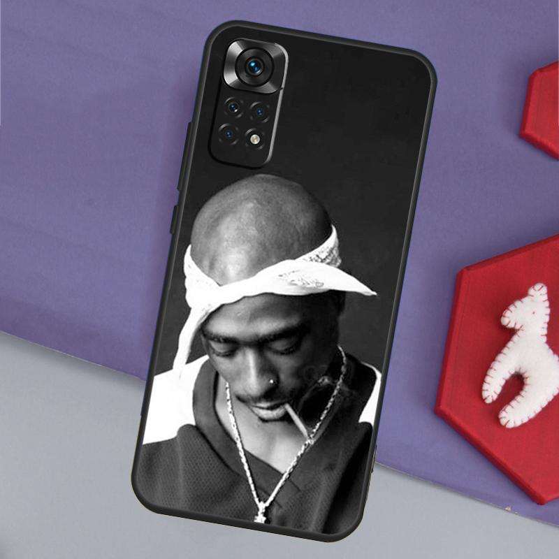 

2pac Tupac Shakur Rap Rapper Funda For Xiaomi Redmi Note 14 Pro 13 12 11 9 10 9S 10S 11S 12S Redmi 14C 10C 12C 13C Case Redmi Note 11 Pro