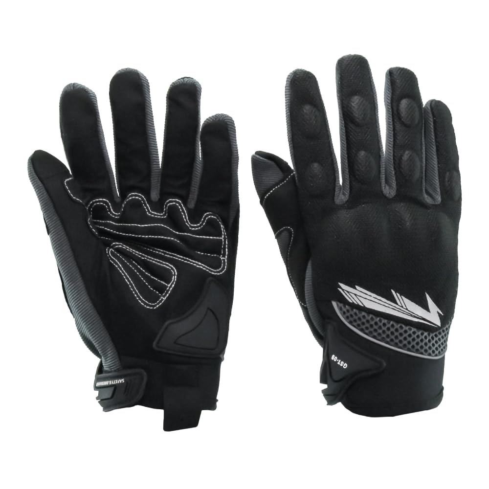 

Motorcycle Riding Smartphone Size Smartphone Breathable Mesh Material Gloves, Compatible, GST09, Gray, M, Operation, серый