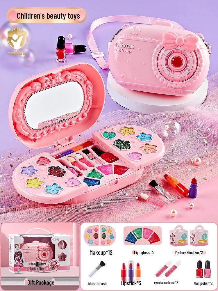 

Набор детской косметики «Принцесса» для девочек: Набор для ролевых игр с помадой и лаком для ногтей