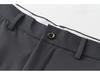 2026 Men's Elastic Ice Silk Straight-Leg Casual Pants for Spring & Autumn - Versatile, Thin, Loose Suit Pants for Middle-Aged & Young Adults.