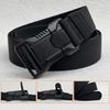 Casual Alloy Buckle Men's Nylon Belt Elastic All-match Canvas Belt Simple Korean Style Jeans Waistband Men/Boys