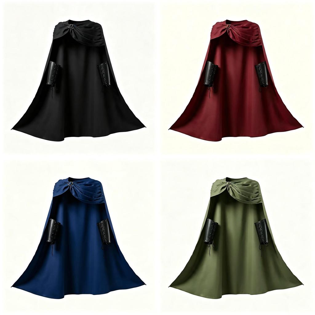 Capas de Cosplay de Guerrero Espartano con Capucha para Fans de Anime