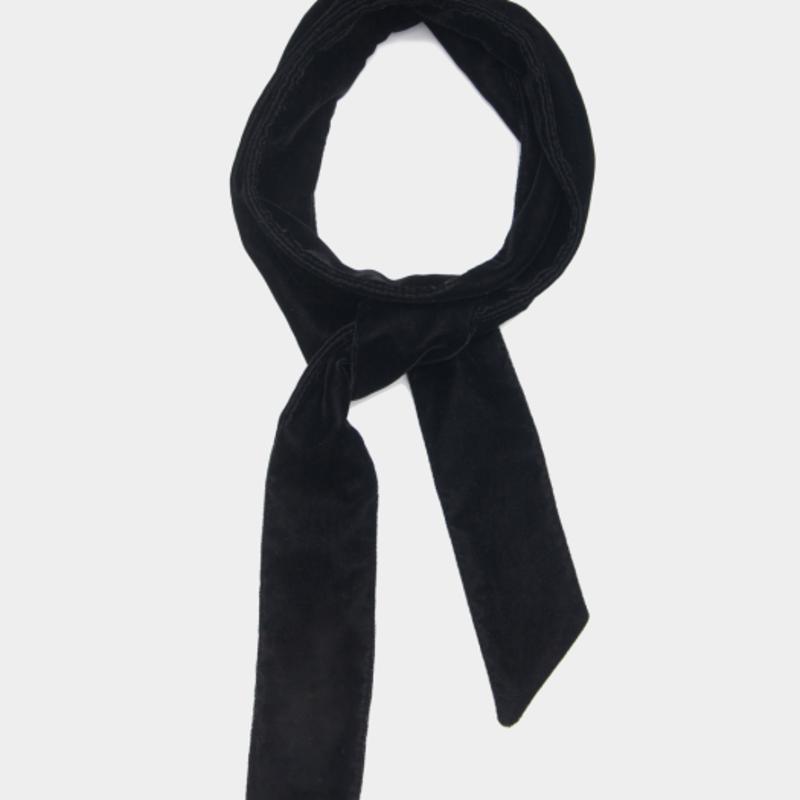 Tatiana Simple Velvet Medium Scarf_NZ1131