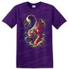 T-shirt Stile Giapponese Tigre Arte Onda Animale Selvatico Grafica Vintage Tee