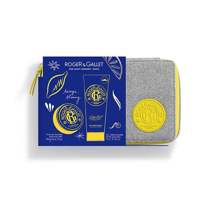 Roger &amp; Gallet Coffret Vanity Cologne Twist Pain De Rasage 100 G Et Son Gel Après-Rasage 75 Ml