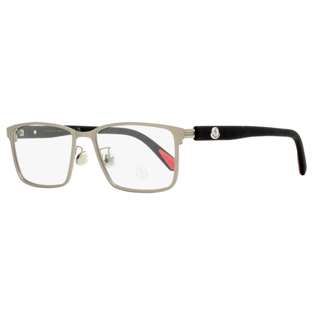 

Moncler Мужские прямоугольные очки ML5163H 015 Рутениевые черные 55 мм 015