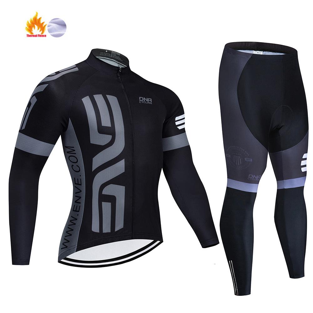 

MTB Bike Clothes Maillot Ropa Ciclismo Invierno Bicycle Thermal Fleece Cycling Clothing 2026 Winter Warm Cycling Clothing Set S