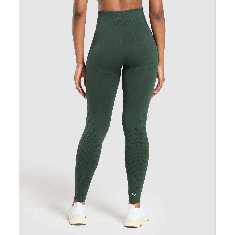 Gymshark Vital Seamless Leggings Waldgrün meliert B9a9i Ebtf