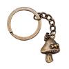 Pendants Mushroom Charm Branch Keychain Leaf Key Ring 28mm