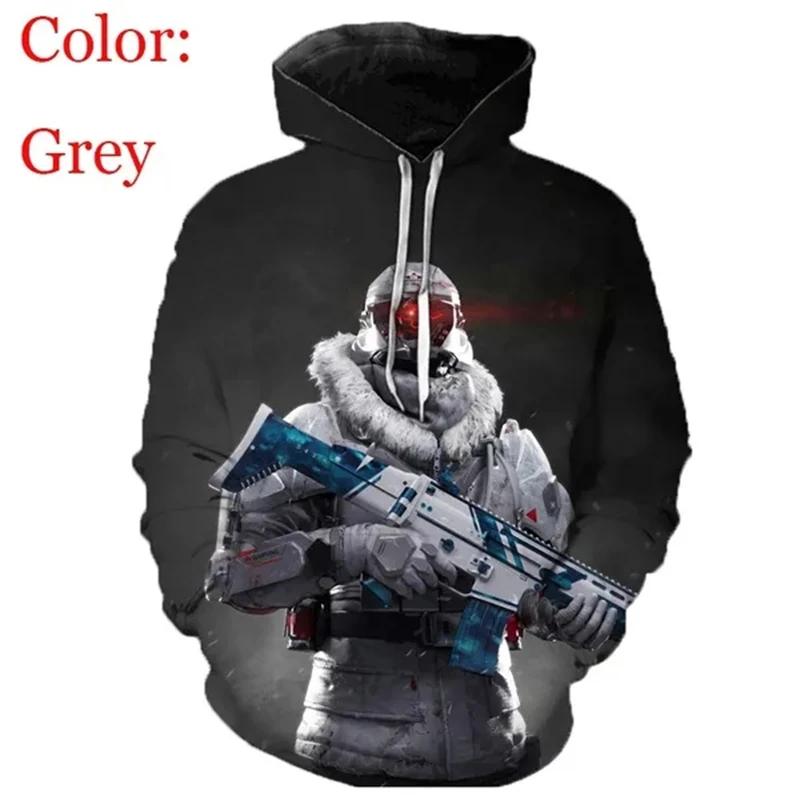 Game Free Fire Graphic Sweatshirts FPS Games 3D Print Hoodies For Men Clothes Harajuku Fashion Kid Tops Boy Pullovers Tracksuit