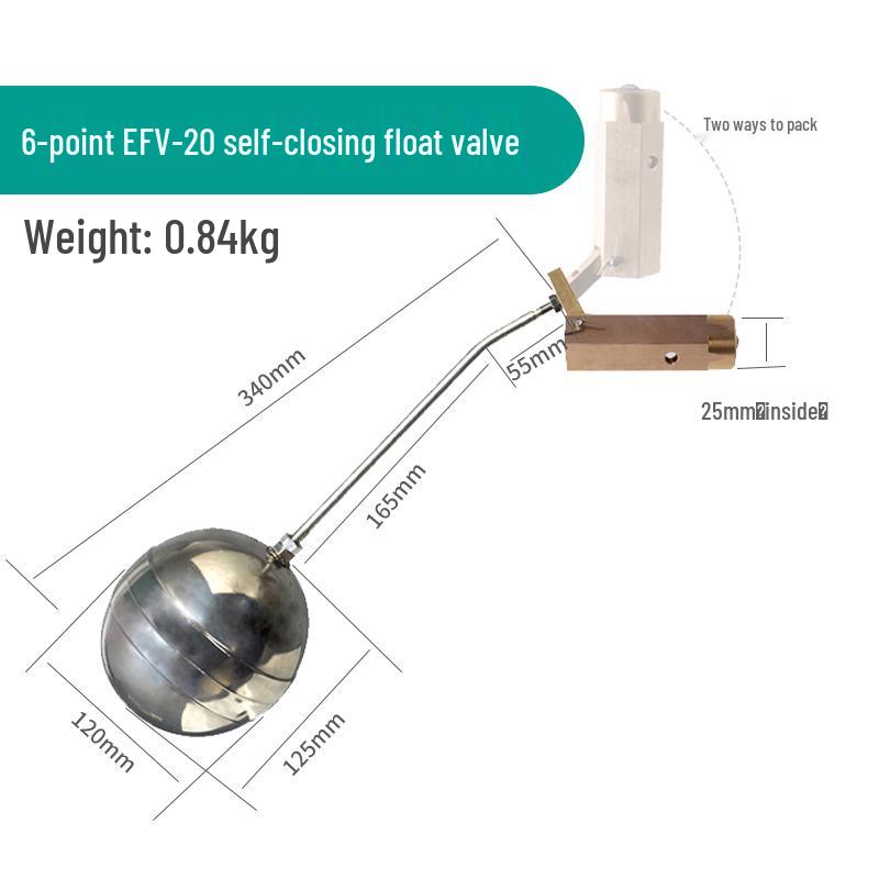 ELEKO Stainless Steel Automatic Water Level Float Valve Controller