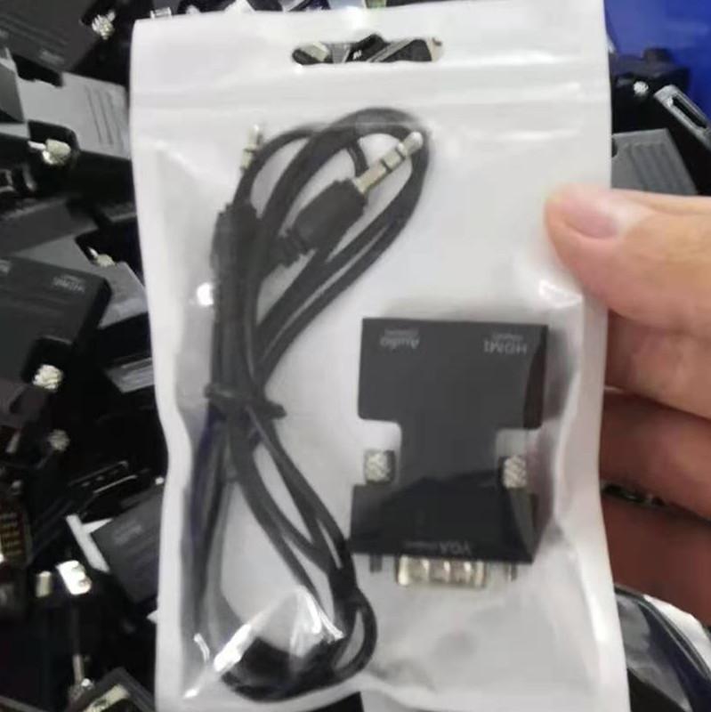 HDMI To VGA Converter Cable with Audio - HDMI Female To VGA Male Adapter