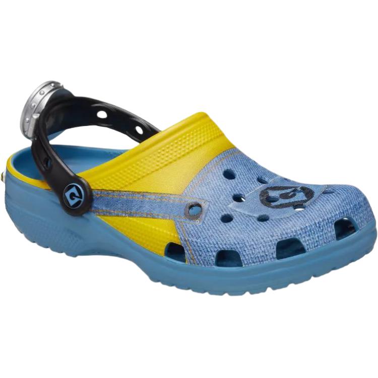 Despicable Me X Crocs Classic Clog Abrasion Resistant Low Top Toddler Shoes Blue/Yellow Infant And Toddler