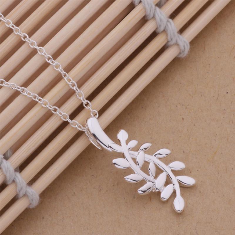 High Quality 925 Sterling Silver Necklace Pendan Chain Tree For Women Exquisite Student Girlfriend Jewelry AccessoriesGood Product